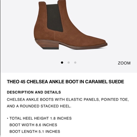 Saint Laurent Theo 45 Chelsea Ankle Boot - Picture 5 of 6